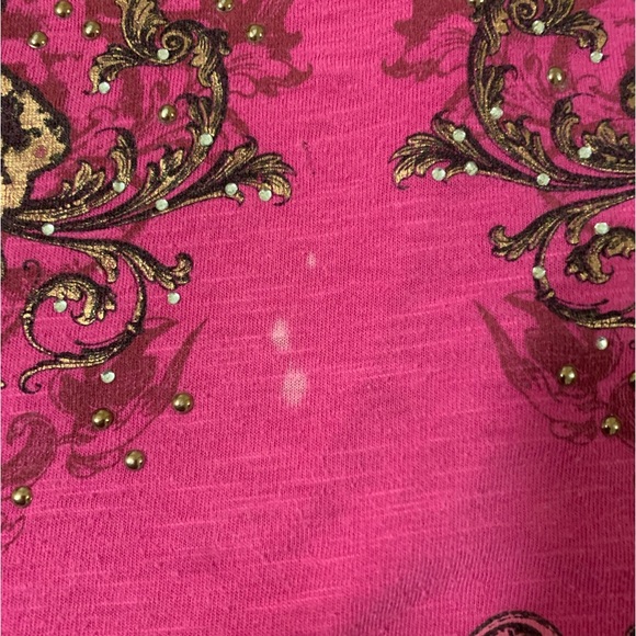 Southpole 2000s pink rhinestone shirt - Picture 2 of 4